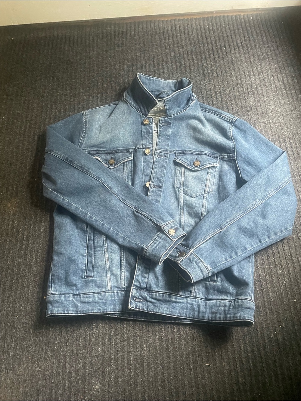 ONLY & SONS Men's Light Blue Denim Jacket